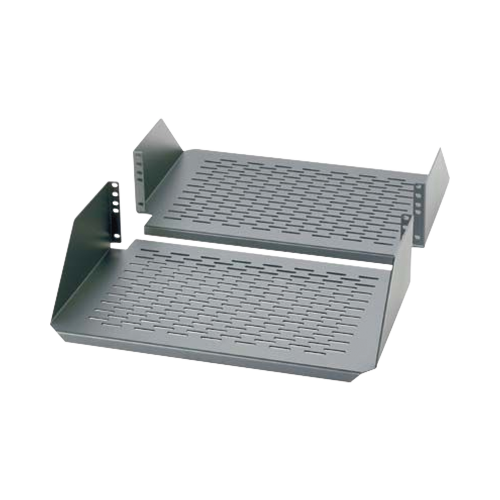 PANDUIT SRM19CMV3 Charola Para Soportar Equipos en Rack de 19in, Ventilada, Frontal y Posterior, Capacidad de 136 Kg, 3UR