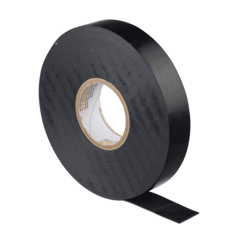 PANDUIT ST130-075-30BK Cinta Eléctrica STRONGHOLD para Aislar de Caucho EPR, Autoadhesiva, Uso Industrial en Uniones de Alto Voltaje y Temperatura , Grosor de 0.76mm (30 mil), Ancho de 19mm, y 9.1m de Largo, Color Negro