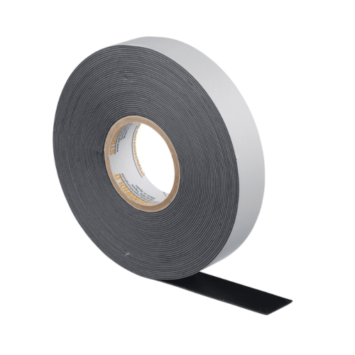 PANDUIT ST23-075-30BK Cinta Eléctrica STRONGHOLD para Aislar de Caucho EPR, Autofusionable, Uso Industrial en Uniones de Alto Voltaje y Temperatura, Grosor 0.76mm (30 mil), Ancho 19mm, y 9.1m Largo, Color Negro.