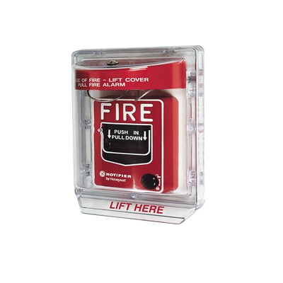 STI STI-1100 Cubierta Protectora de Policarbonato Serie Stopper II® , Con Bocina, Sin Espaciador, Montaje Empotrado, Etiqueta en Inglés