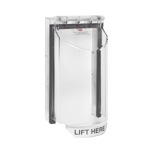 STI STI-6521-C Cubierta De Policarbonato Serie Bopper Stopper®, Para Lectora, Sin Llave, Transparente, Texto En Inglés