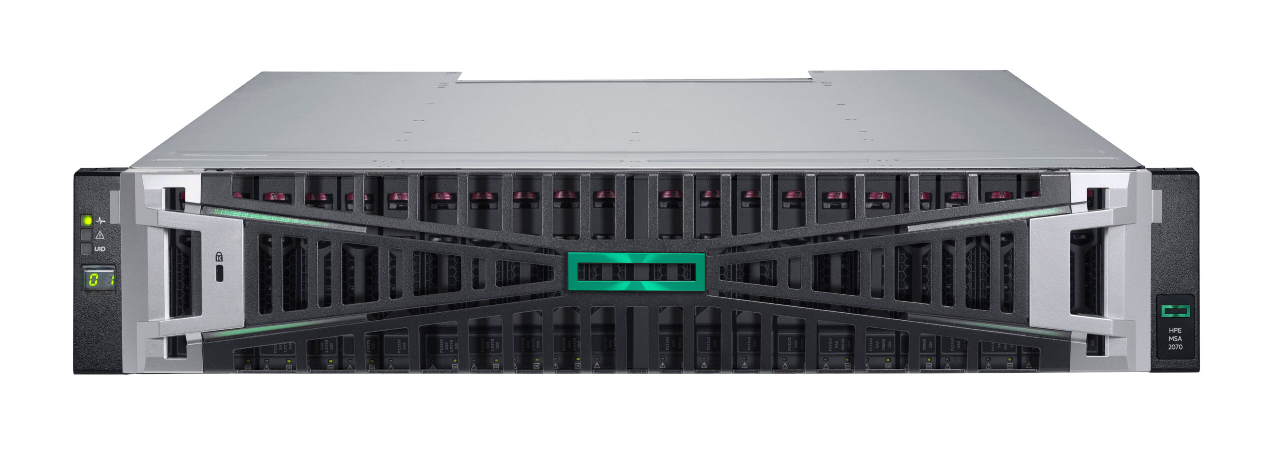 HPE MSA 2070 SFF 2x12Gb SAS 4-Port Cntrl 12×3.84TB SSD 46TB Storage Array –