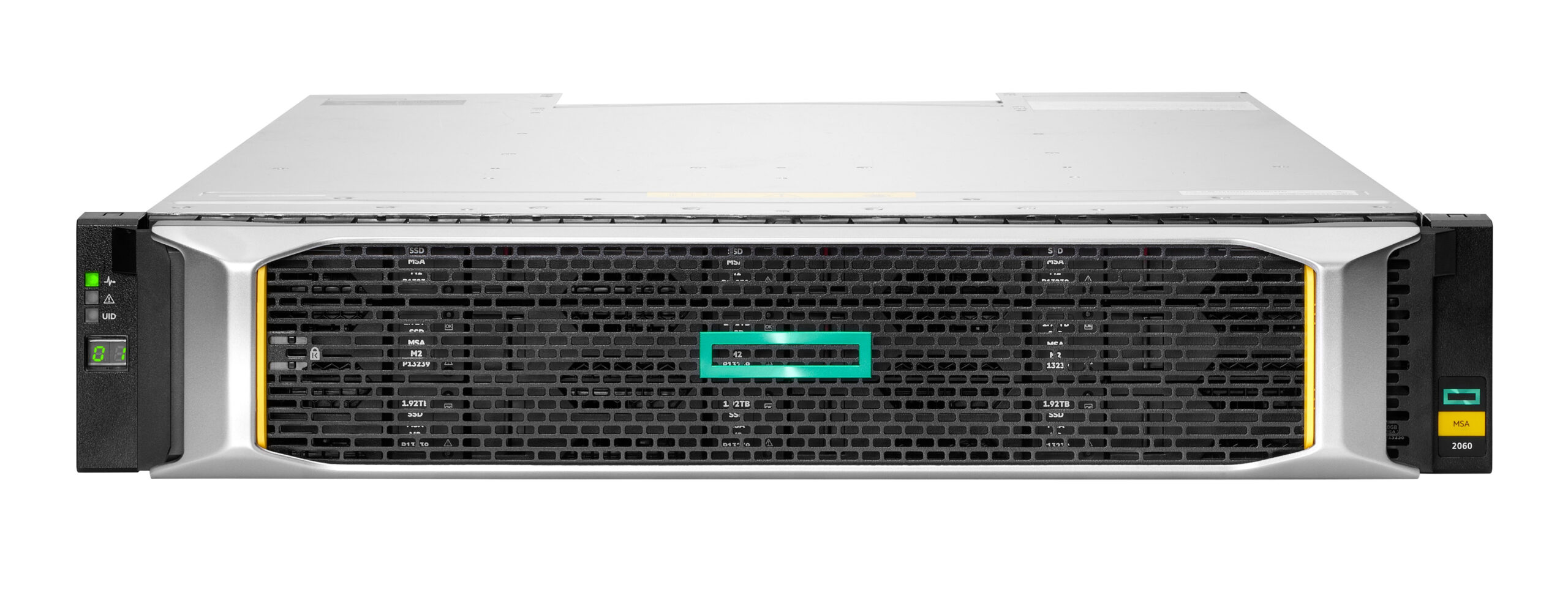 HPE MSA 2060 LFF 2x10GbE ISCSI 4-Port Controller 7x8TB HDD 4x10Gb ISCSI XCVR 56TB Storage Array –