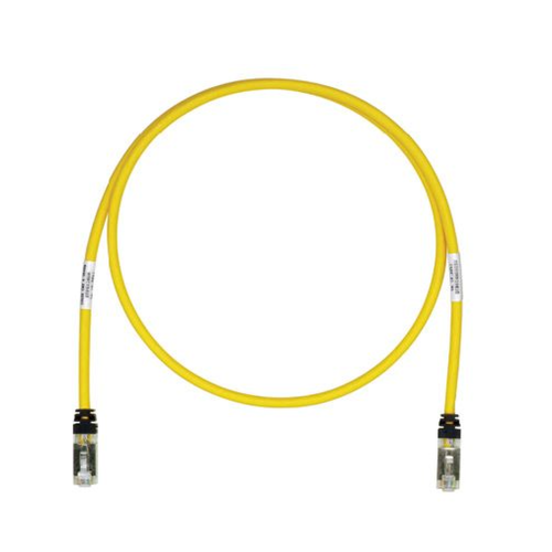 PANDUIT STP6X10YL Patch Cord Cat6A, Blindado S/FTP, CM/LS0H, 10ft, Color Amarillo