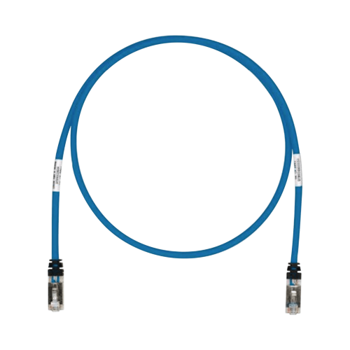 PANDUIT STP6X20MBU Patch Cord Cat6A, Blindado S/FTP, CM/LS0H, 20 m, Color Azul