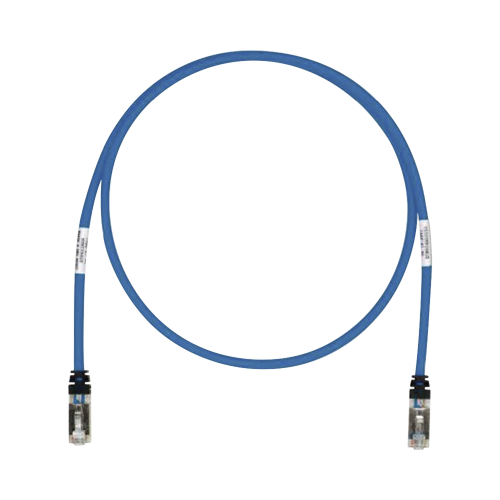 PANDUIT STP6X2BU Patch Cord Cat6A, Blindado S/FTP, CM/LS0H, 2ft, Color Azul