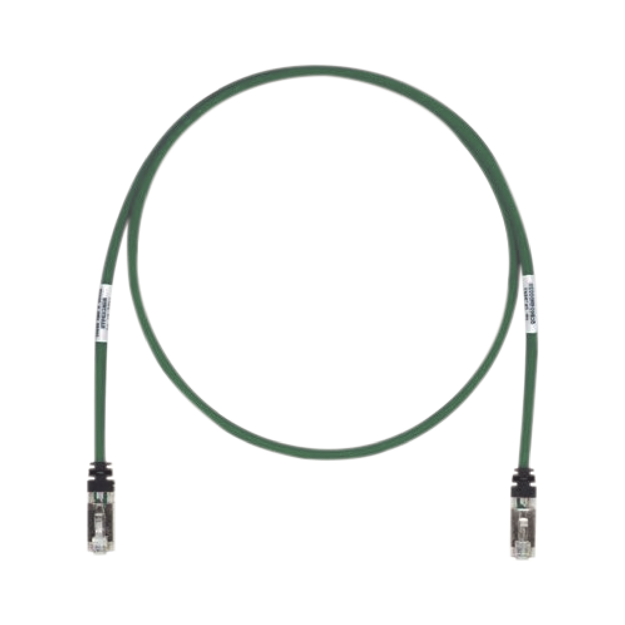 PANDUIT STP6X7GR Patch Cord Cat6A, Blindado S/FTP, CM/LS0H, 7ft, Color Verde