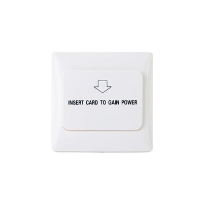 ZKTECO – AccessPRO SWITCHPRO Interruptor de Energía para Habitación de Hotel, Habilita la corriente eléctrica al colocar la llave (tarjeta) de la habitación