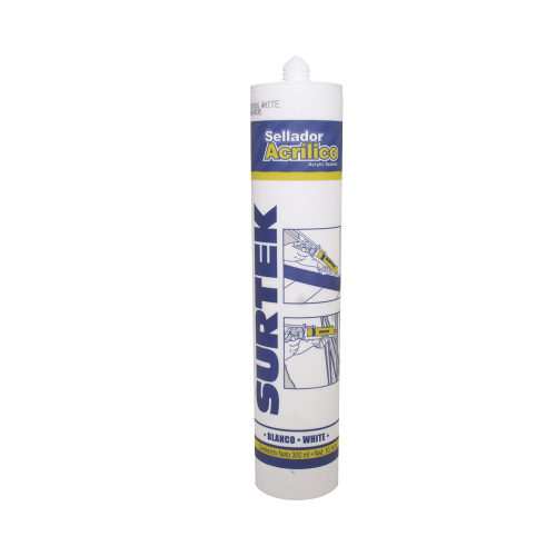 SURTEK SYS-113-505 Sellado Acrílico /Color Blanco, Contenido 280 ml.