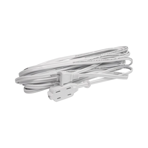 SURTEK SYS-136142 Extensión Eléctrica Doméstica de 4 metros, 127 V CA 8 A Máximo, Color Blanco.
