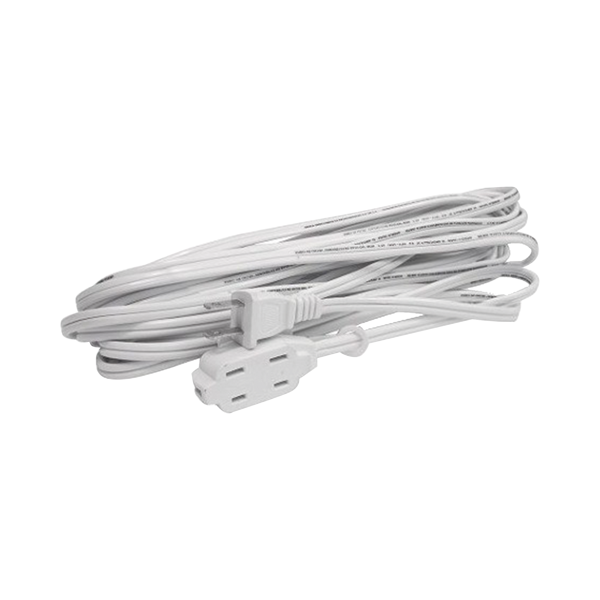 SURTEK SYS-136142 Extensión Eléctrica Doméstica de 4 metros, 127 V CA 8 A Máximo, Color Blanco.