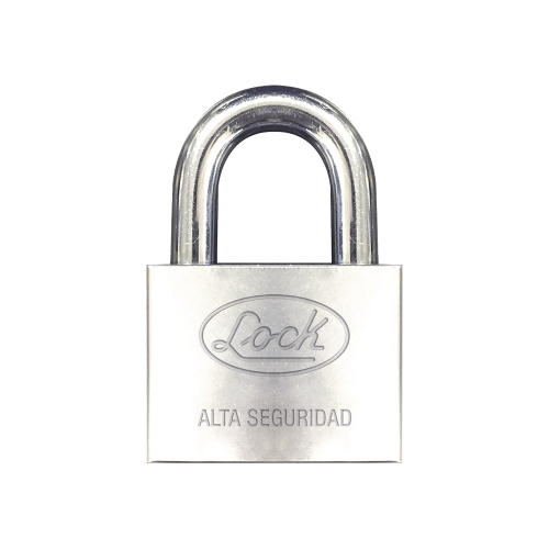 LOCK SYS-LCA-C40 Candado de hierro alta seguridad con llave de disco/ Acabado Cromado/ Llaves Abloy/ Medida de Horquilla 34 mm.