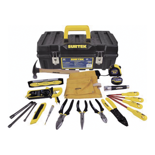 SURTEK SYS125411 Juego de Herramientas con 21 pzas. Aplicación Electrico.