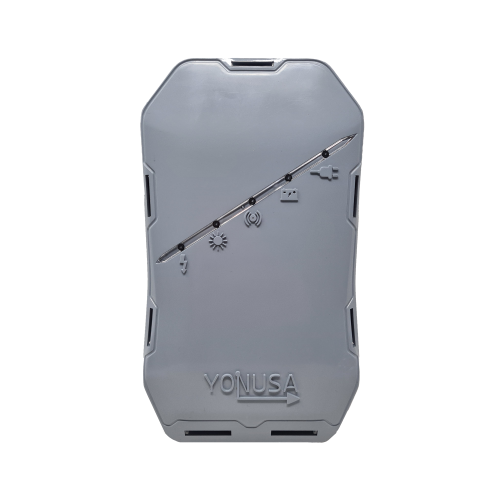 YONUSA SYSNG-HS Energizador con tecnología SMT de 12,000Volts – .5 Joules, 500 Mts Lineales de Protección, Cercas Electrificadas