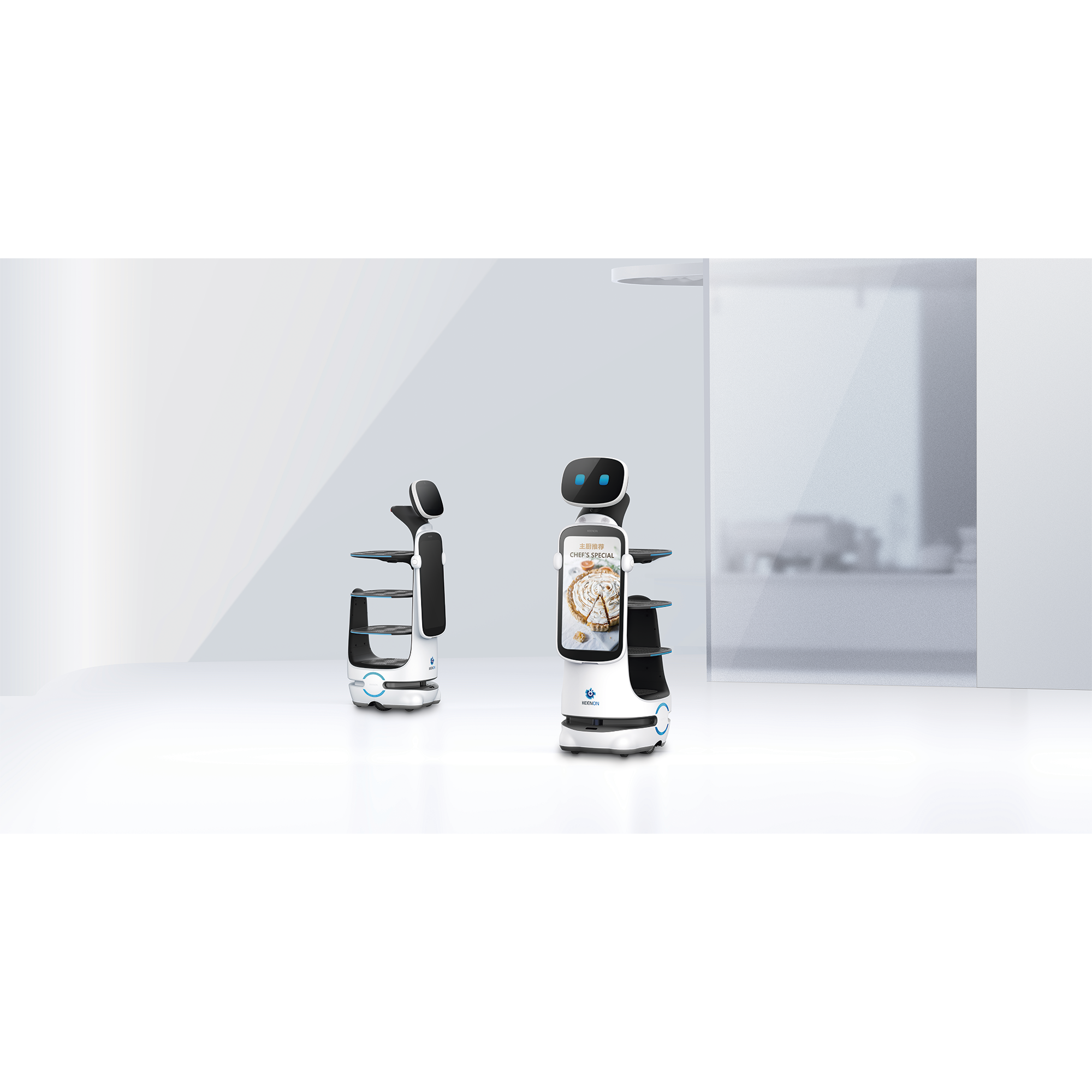 ROBOT AUTÓNOMO T10LS PARA SERVICIO DE MESEROS UBICADO POR SLAM LÁSER, MEJORA EL SERVICIO AL CLIENTE, SOPORTA 10 KGS POR CHAROLA, IDEAL PARA RESTAURANTES, CAFETERÍAS, HOSPITALES, SALONES DE EVENTOS, ETC... - Image 3