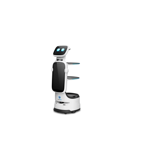 KEENON T11LS Robot de Entrega Automatizado, Área de Cobertura Máxima 200*200?, Velocidad de Movimiento Ajustable 0.1~1.0 m/s, Colaboración Multi-robot Hasta 20 Robots, Batería de Ion de Litio Ternaria, Pantalla de Publicidad 18.5 pul