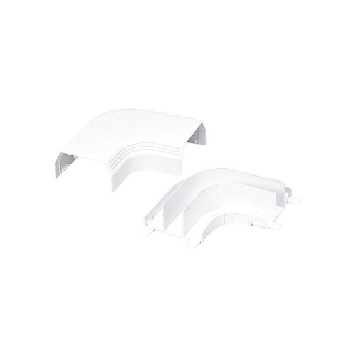 PANDUIT T45RAIW Curva de radio controlado, para uso con canaleta T45, Material PVC Rígido, Color Blanco Mate