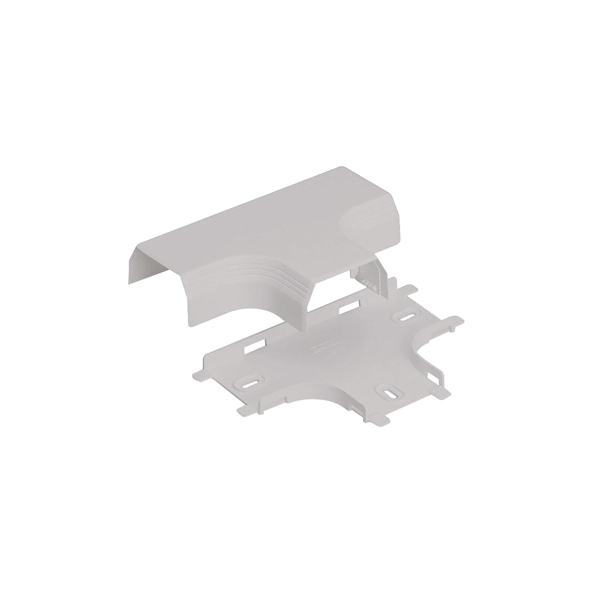 PANDUIT T45TIW Accesorio en «T», para uso con canaleta T45, Material PVC Rígido, Color Blanco Mate