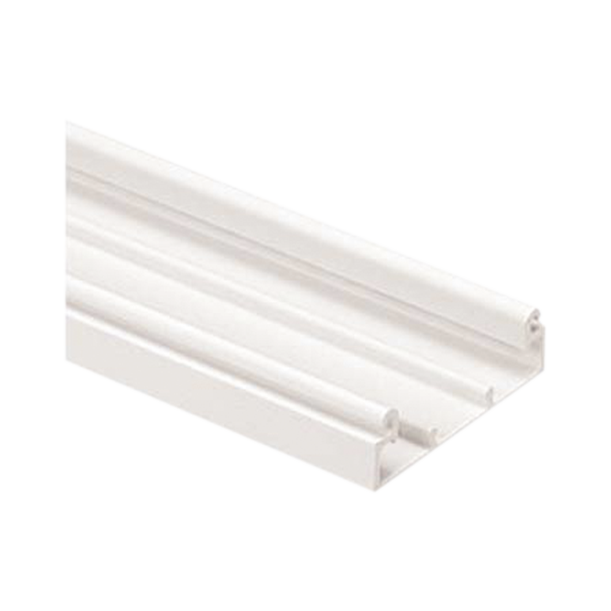 PANDUIT T70BWH6 Base para canaleta T-70, de PVC rígido, con orificios perforados para montaje, 103.3 x 44.9 x 1828.8 mm, Color Blanco