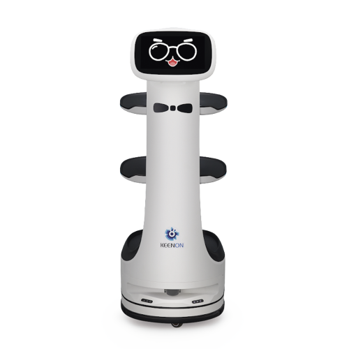 ROBOT MESERO O REPARTIDOR T8LS / UBICADO POR SENSOR LÁSER / SENSOR DE OBSTÁCULOS / NAVEGACIÓN FLUIDA