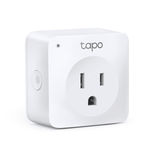TP-LINK TAPOP100-1P Mini tomacorriente inteligente Wi-Fi, 100 – 120V~, 50/60Hz, 15.0A, compatible con Amazon Alexa y Google Assistant, color blanco.