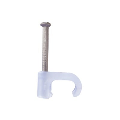 THORSMAN TC-4X6 Grapa para cable plano de 4mm color transparente (100pzs) (3208-00100)