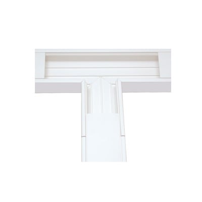 THORSMAN TEK-100-T Sección en «T» color Blanco de PVC auto extinguible, para canaleta TEK-100 (5576-13100)