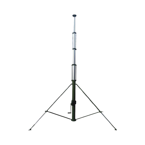 SYSCOM TOWERS TELEMASTM12 Mástil Telescópico Retraible Manual de 12 metros con Accesorios. Incluye Tripie.