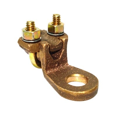 TOTAL GROUND TG-CR11 Conector de Bornes de 1/2″ a Cable de Calibre 4 a 1/0 (AWG).