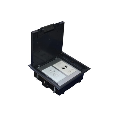THORSMAN TH-CP-2M Caja de piso para dos módulos universales (Socket M2), para alimentación eléctrica y redes de datos (11000-33401) No incluye faceplates