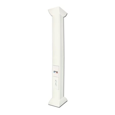 THORSMAN TH-P-3M Pole Blanco de 3m para instalaciones eléctricas, voz y datos, No incluye accesorios, se venden por separado los modelos TEK100DUPLEX( accesorios de fijacion y contacto duplex) y TEK100UNI ( soporte y tapa universal) (13000-01000)