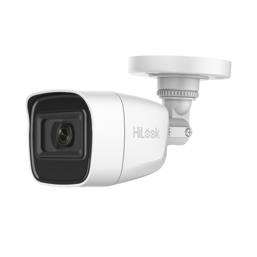 HiLook by HIKVISION THC-B120-MS Bala TURBOHD 2 Megapíxel (1080p), Gran Angular 106°, Lente 2.8 mm, Audio por Coaxitron, 30 mts IR EXIR, Exterior IP66, 4 Tecnologías, dWDR