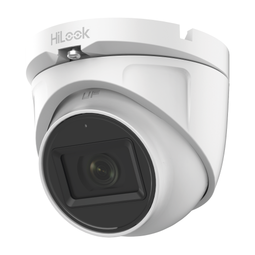 HiLook by HIKVISION THC-T120-MS Turret TURBOHD 2 Megapixel (1080p), Gran Angular 106°, Lente 2.8 mm, Audio por Coaxitron, 30 mts IR EXIR, Exterior IP66, 4 Tecnologías, dWDR