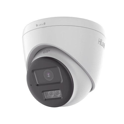 HiLook by HIKVISION THC-T227-LTS [Audio Bidireccional + Dual Light + ColorVu] Turret TURBOHD 2 Megapixel (1080p), Lente 2.8 mm, 40 mts IR EXIR + 40 mts Luz Blanca, Micrófono y Bocina Integrado, Exterior IP67, dWDR
