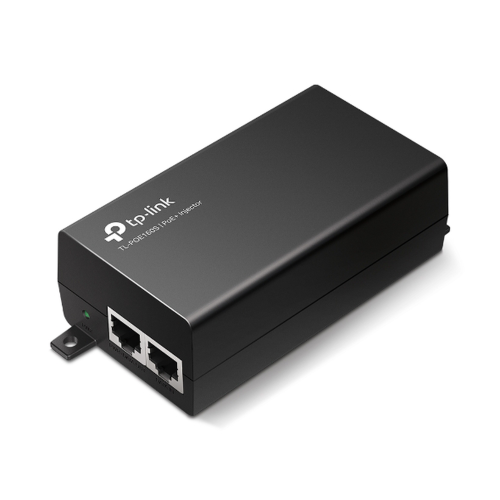 TP-LINK TL-POE160S Inyector PoE+ (30W), Gigabit 802.3 af/at, 2 puertos 10/100/1000 Mbps, Plug and Play, Fuente alimientación Integrada