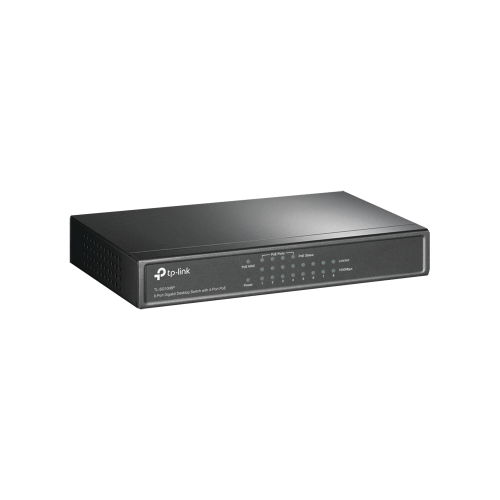 TP-LINK TL-SG1008P Switch Gigabit PoE+ no administrable de 8 puertos 10/100/1000 Mbps, solo 4 puertos PoE, para escritorio
