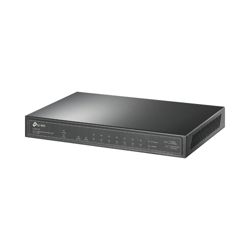 TP-LINK TL-SG1210P Switch de escritorio PoE+, no Administrable 8 puertos 10/100/1000 Mbps + 1 puertos 10/100/1000 Mbps (Uplink) + 1 puerto SFP, 63W