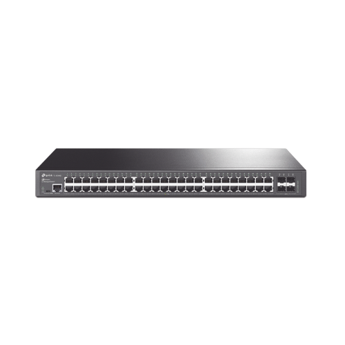 TP-LINK TL-SG3452 Switch Omada SDN Administrable, 48 puertos Gigabit y 4 puertos SFP, Funciones sFlow, QinQ y QoS, Administración centralizada OMADA