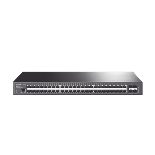 TP-LINK TL-SG3452X Switch Omada SDN Administrable, 48 puertos Gigabit y 4 puertos SFP+, Funciones sFlow, QinQ y QoS, Administración centralizada OMADA