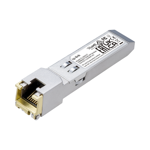 TP-LINK TL-SM331-T Transceptor mini-GBIC SFP RJ45, Admite 1000BASE-T, Hasta 100 metros, Conector RJ45 (1G)