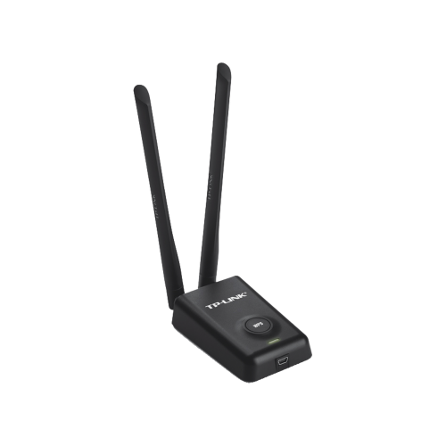 TP-LINK TL-WN8200ND Adaptador de alta potencia USB inalámbrico/ WiFi N 300 Mbps, Frecuencia de 2.4 GHz, 2 Antenas Externas de 5 dBi, Compatibilidad Windows y Linux