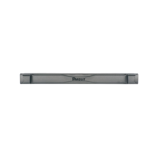PANDUIT TLBP1S-V Tapa Ciega Estándar de 19in, Compatible con Racks con Rieles de Orificio Cuadrado, Instalación sin Herramienta, Plano, 1 UR, Color Negro