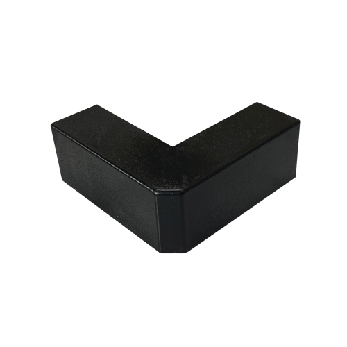 THORSMAN TMK-1720-EE-N Esquinero Exterior Color Negro de PVC Auto Axtinguible, Para Canaleta TMK-1720-N-CC (5210-02003)