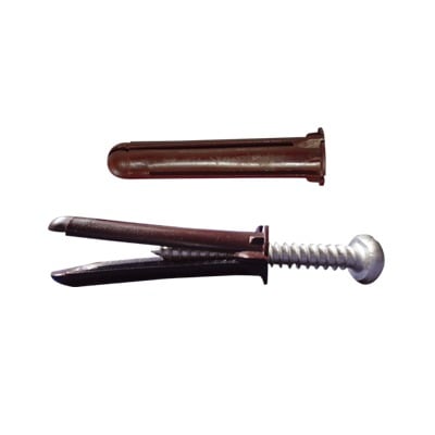 THORSMAN TP-2B-KIT Paquete de 10 taquetes café 1 3/4″ y 10 tornillos 10mm x 1 3/4″ (1104-05002)