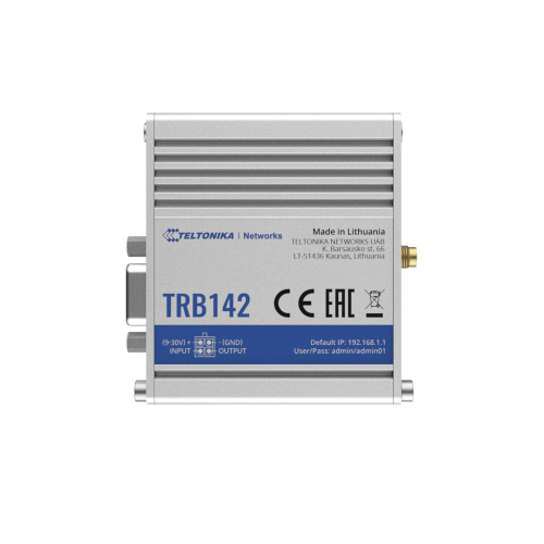 TELTONIKA TRB142 Gateway Industrial LTE 4G a Puerto Serial RS232