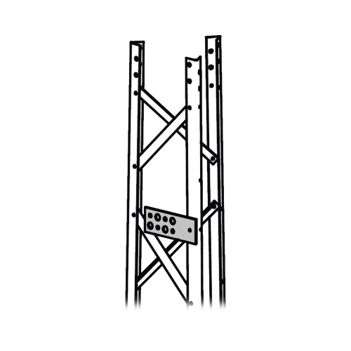 Trylon TRY-T-TXB Guía Simple para Guiado de Cableado de Comunicación. Compatible con línea TITAN. Incluye Tornillo, Tuerca y Arandela.