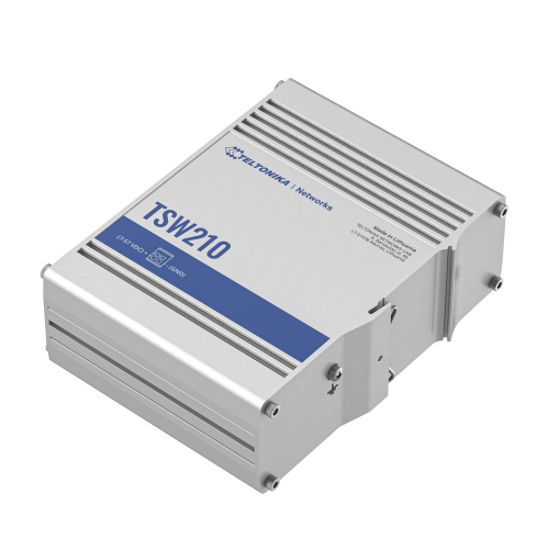TELTONIKA TSW210 Switch Industrial No-Administrable 8 puertos Gigabit, 2 SFP 1G