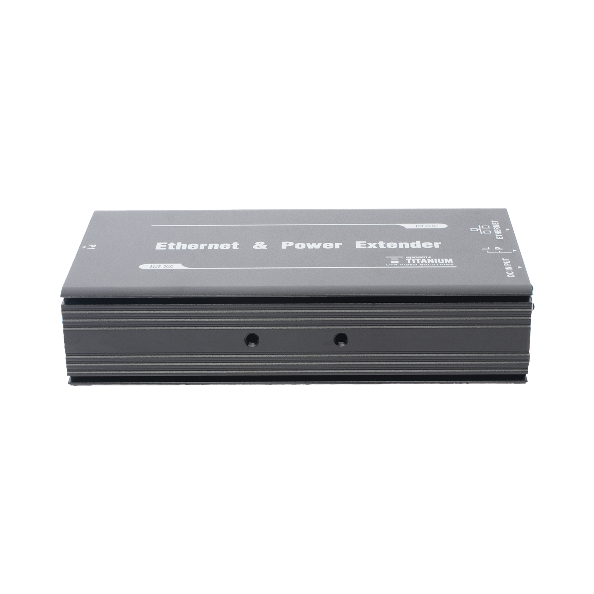 EPCOM TITANIUM TT-8001R (POE 600 METROS) Receptor para Extensor PoE TT-8001TPOE, 1 Puerto para recepción de video y alimentación (PoE), IDEAL PARA DOMOS Y CAMARAS IP, Conexión en Cascada, Soporta PTZ´s de 60 W, Soporta IEEE802.3af/at