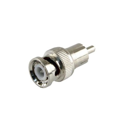 EPCOM TITANIUM TT-RG-01 Adaptador en línea para 75 Ohm, de conector BNC macho a RCA macho en aplicaciones de Audio-Video para cámaras, monitores y DVR´s.