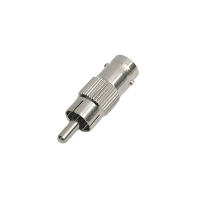 EPCOM TITANIUM TT-RG-03 Adaptador en línea para 75 Ohm, de conector BNC hembra a RCA macho en aplicaciones de Audio-Video para cámaras, monitores y DVR´s.